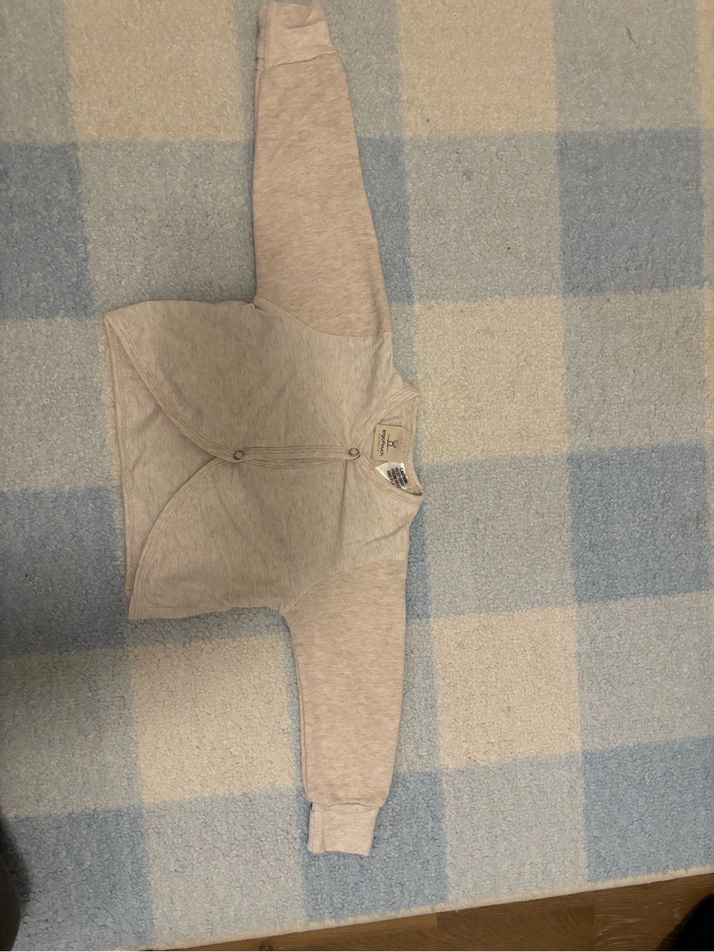 Ergopouch 3-12 month Cream Sleep Sack Jacket - Soft Cozy Layer